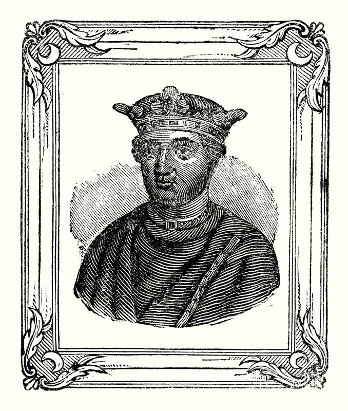 Henry II was Born in 1131, Crowned in 1154, and Died in 1189 by English School