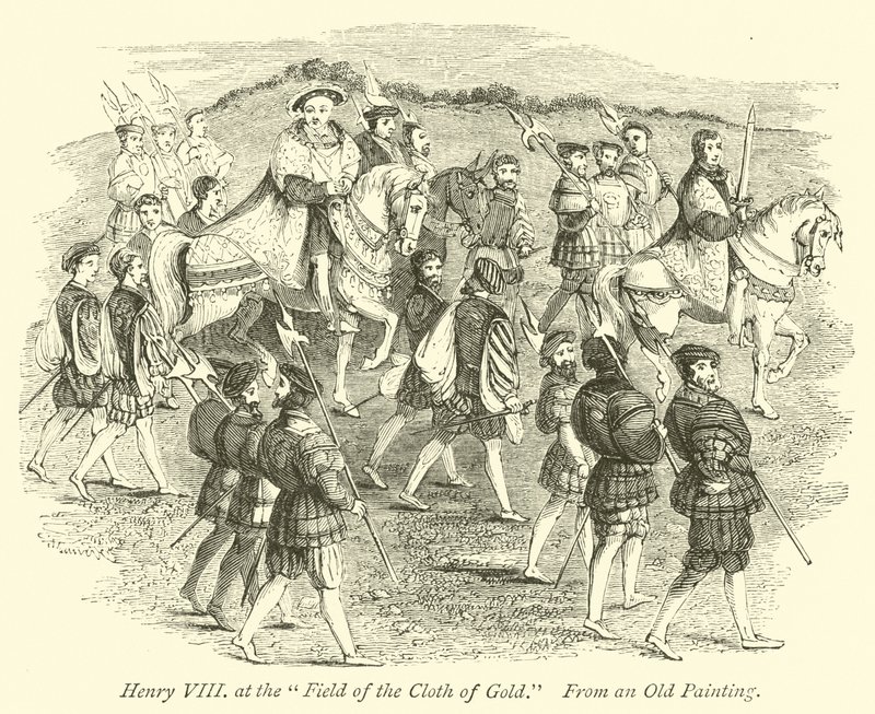 Henry VIII at the Field of the Cloth of Gold by English School