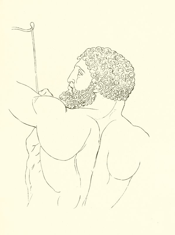 Hercules, Full of Dignity, Strength and Valour, Calmly Destroying the Stymphalades by English School