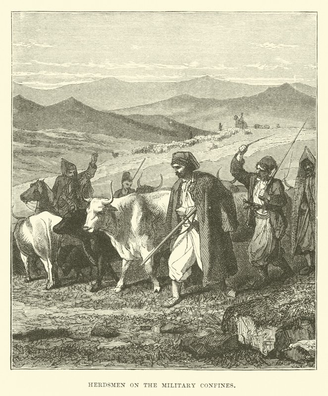 Herdsmen on the Military Confines by English School