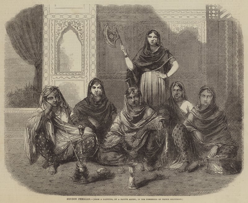 Hindoo Females by English School