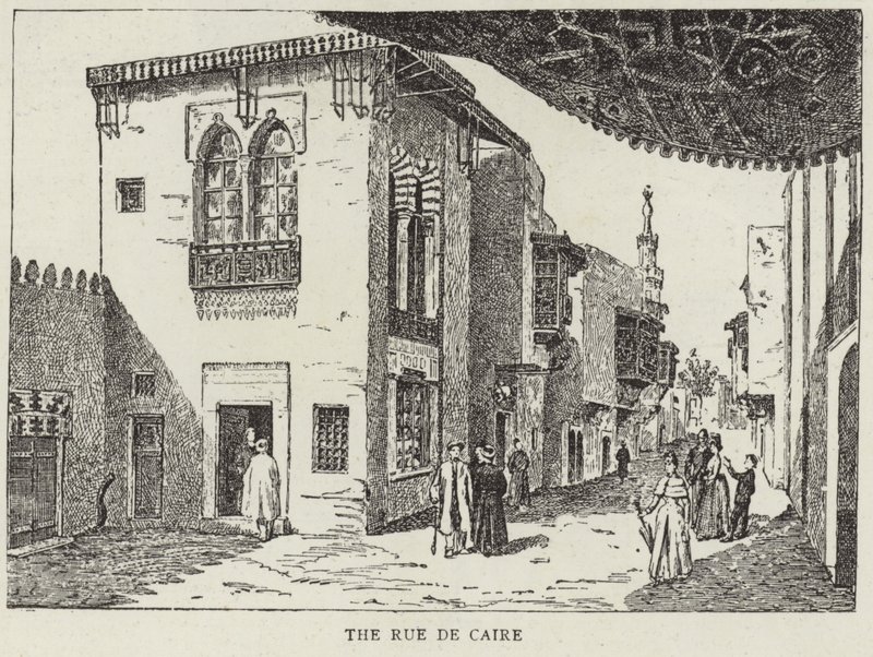 History of Human Dwellings at the Paris Exhibition by English School