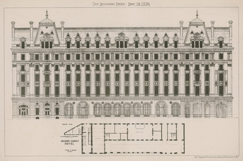 Holborn Viaduct Hotel, London by English School