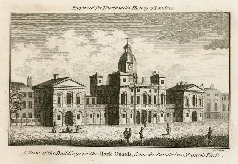 Horse Guards by English School