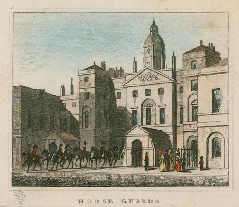 Horse Guards by English School