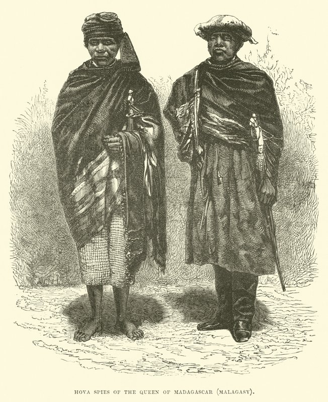 Hova Spies of the Queen of Madagascar, Malagasy by English School