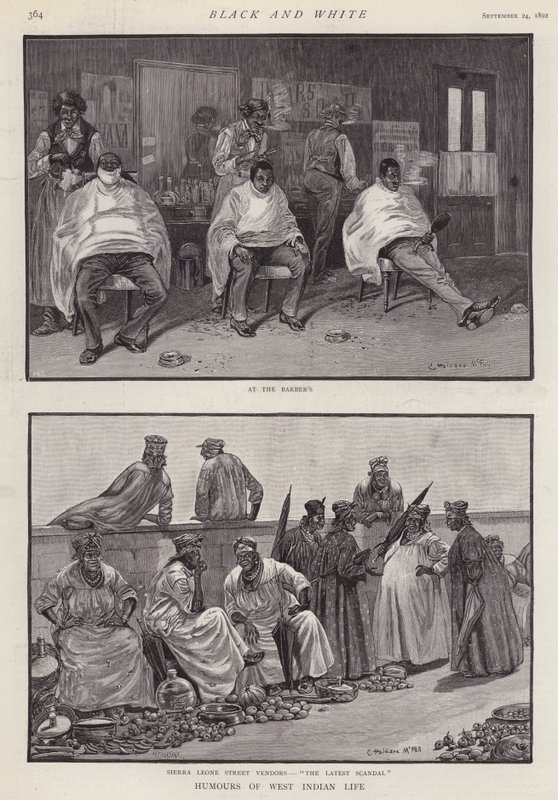 Humours of West Indian Life by English School