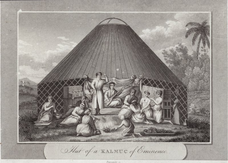 Hut of a Kalmuc of Eminence by English School