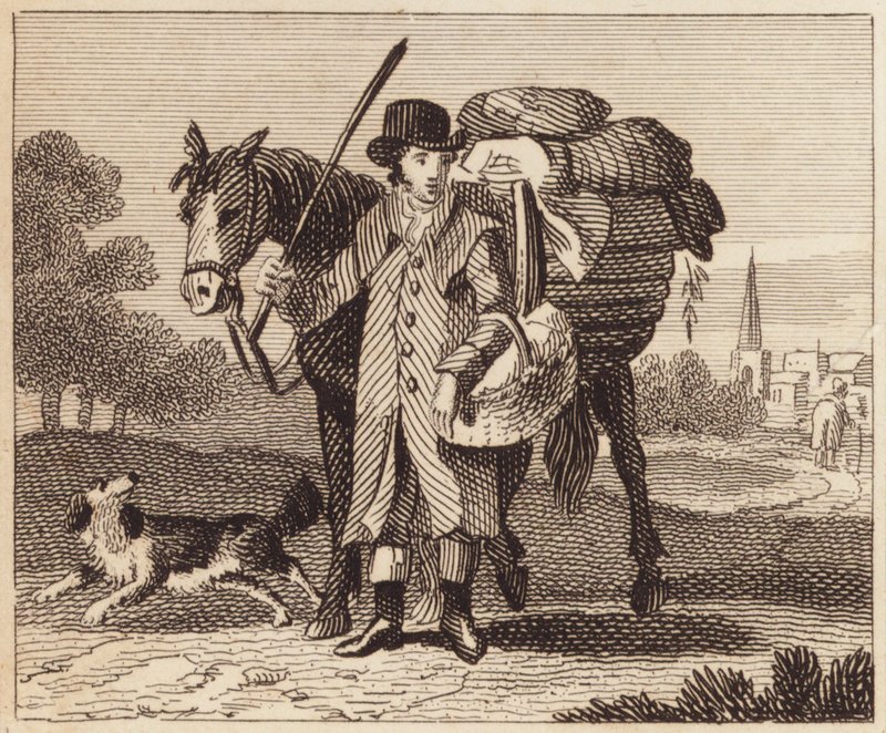 Huxter returning from Market by English School