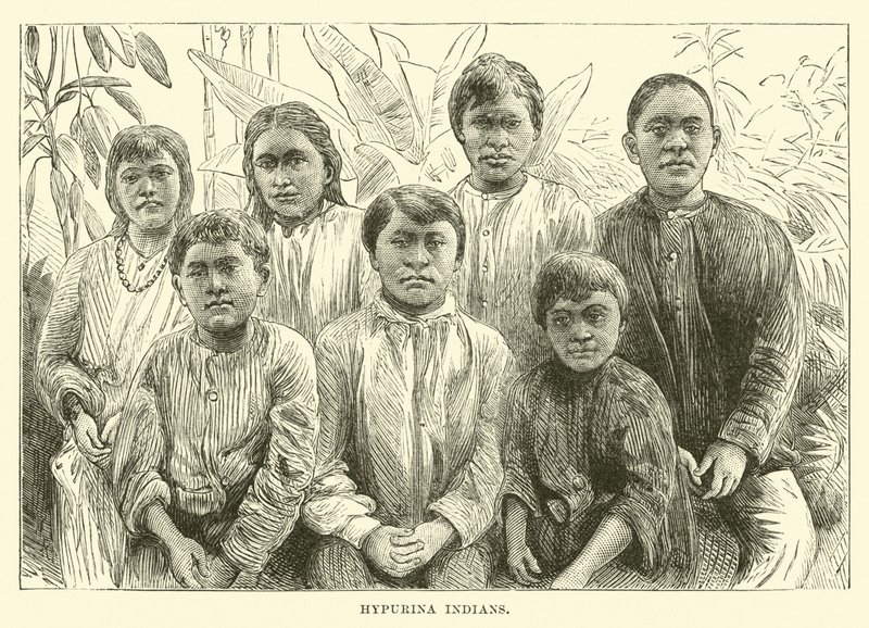 Hypurina Indians by English School
