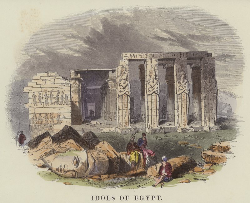 Idols of Egypt by English School
