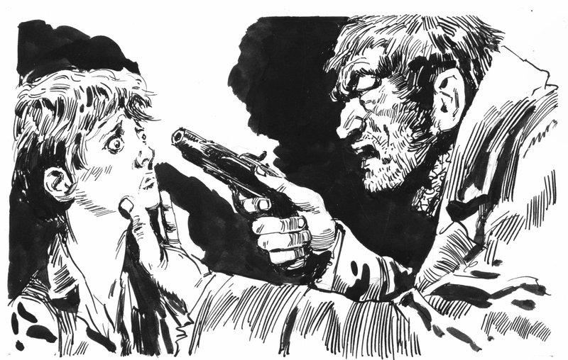 Illustration for Oliver Twist by Charles Dickens by English School