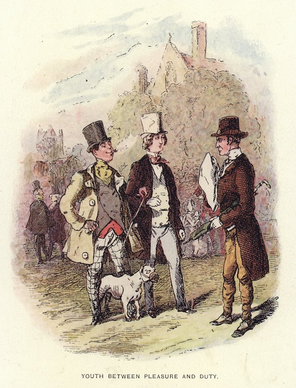 Illustration for Pendennis by Thackeray by English School