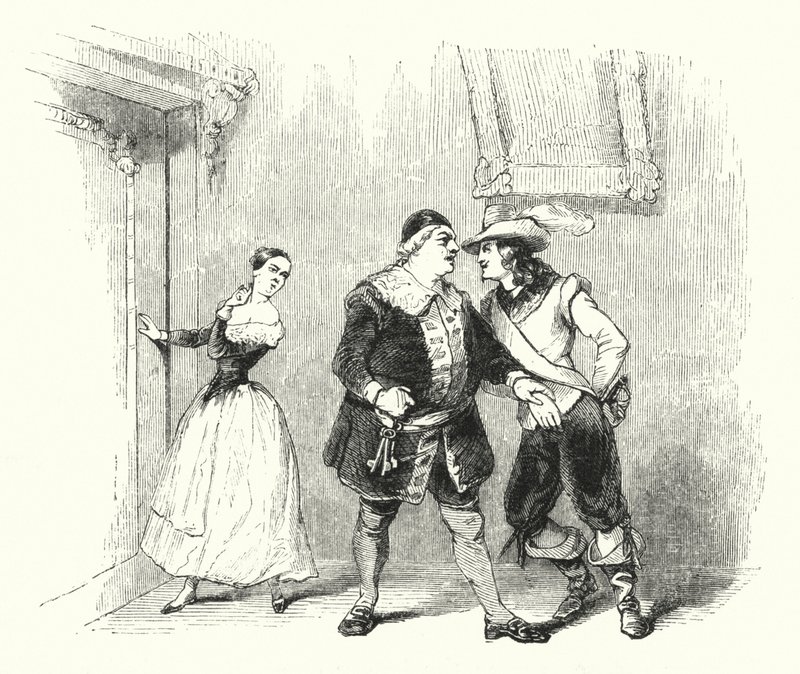 Illustration for The Barber of Seville by Rossini by English School