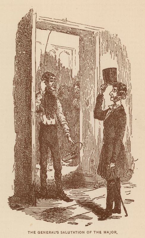 Illustration for The History of Pendennis by Thackeray by English School