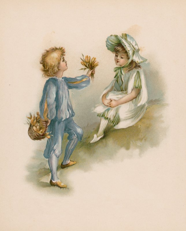Illustration for The Language Of Flowers by English School