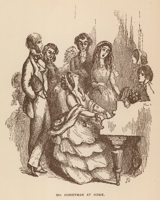 Illustration for The Newcomes by Thackeray by English School