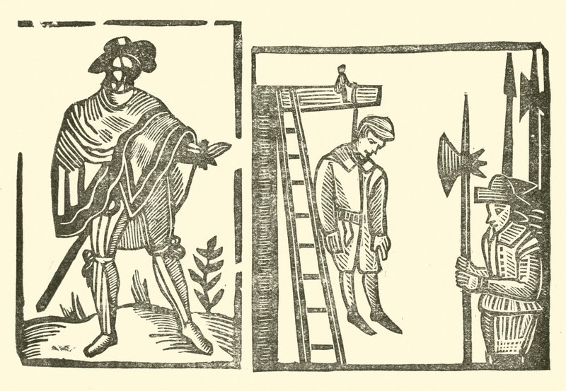 Illustration for The Roxburghe Ballads by English School