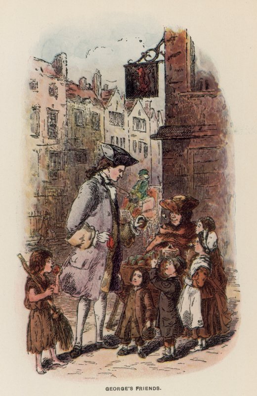 Illustration for The Virginians by Thackeray by English School