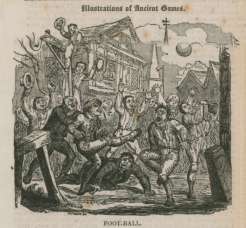 Illustrations of Ancient Games: Football by English School