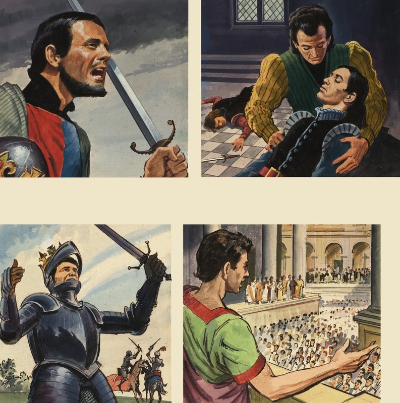 Images from Shakespeare by English School
