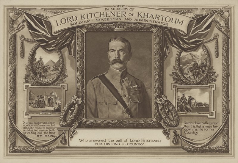 In Memory of Lord Kitchener of Khartoum by English School