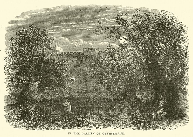 In the Garden of Gethsemane by English School