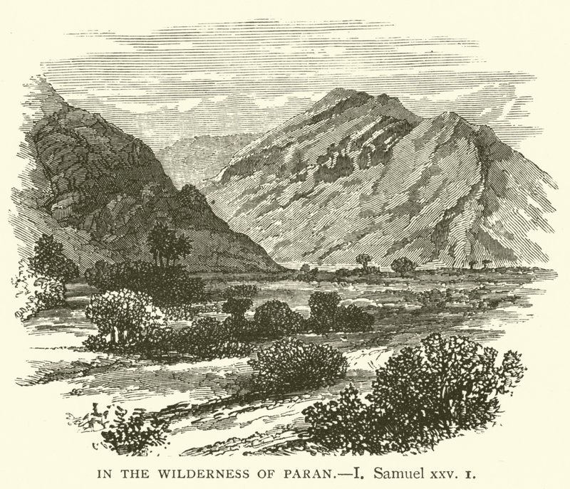 In the Wilderness of Paran, I, Samuel, xxv by English School