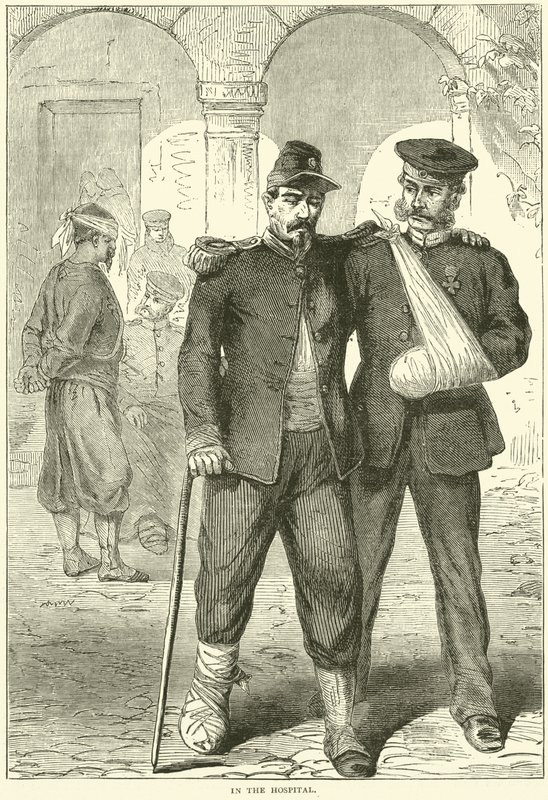 In the Hospital, November 1870 by English School