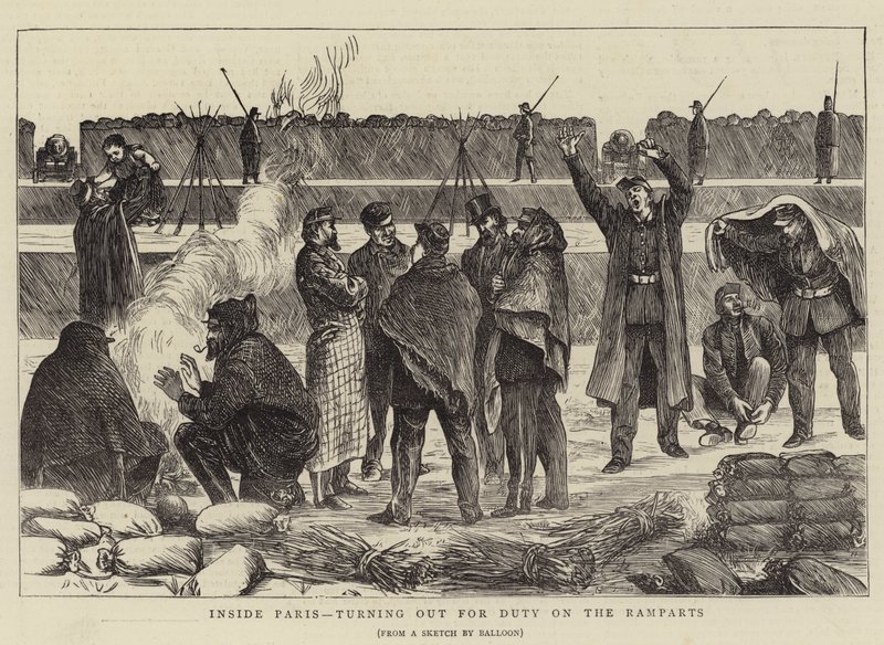 Inside Paris, turning out for Duty on the Ramparts by English School