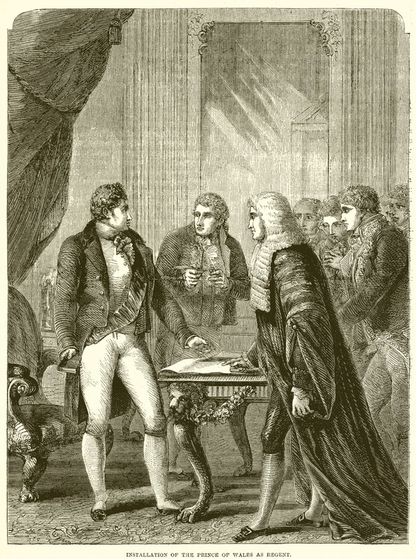 Installation of the Prince of Wales as Regent by English School