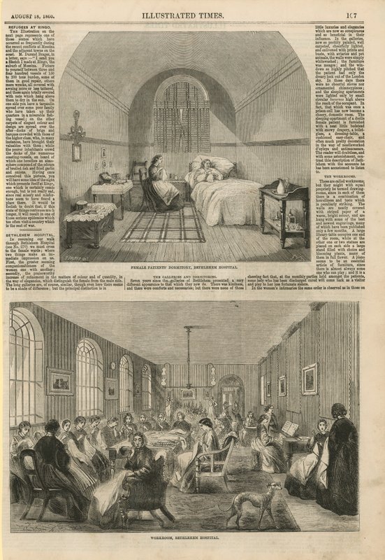 Interior of Bethlehem Hospital by English School