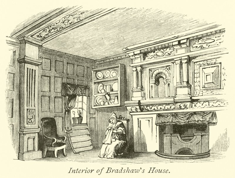Interior of Bradshaws House by English School