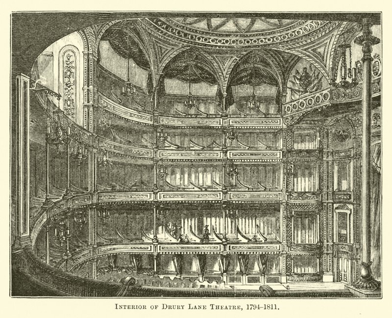 Interior of Drury Lane Theatre, 1794-1811 by English School
