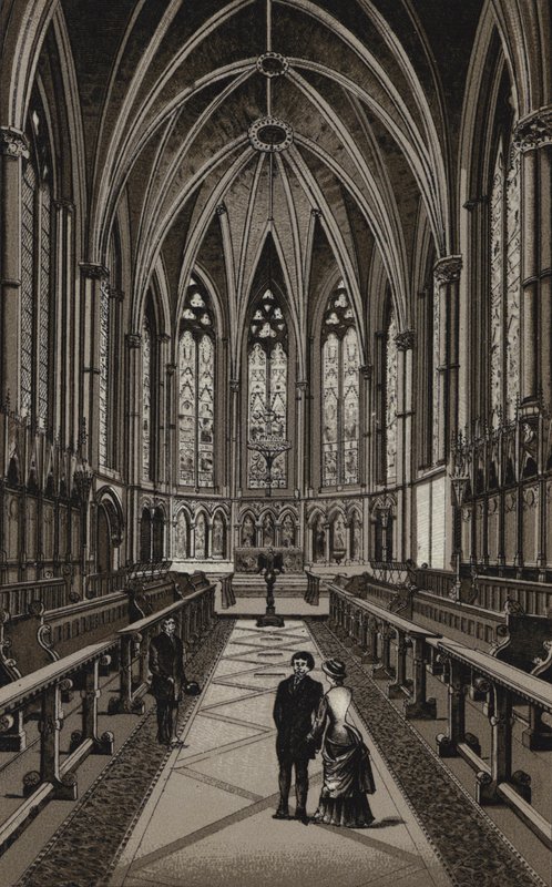Interior of Exeter College Chapel, Oxford by English School