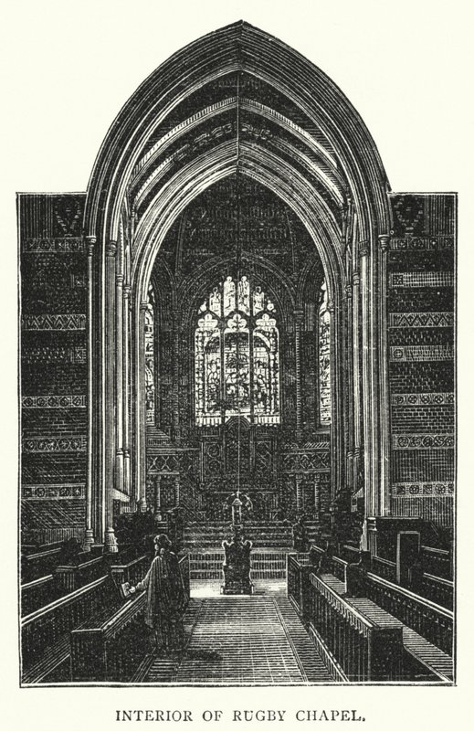 Interior of Rugby Chapel by English School