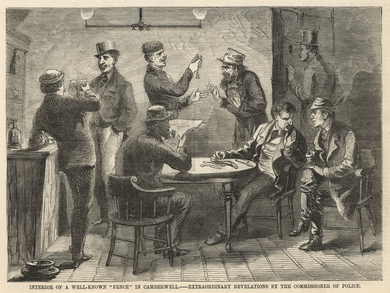 Interior of a Well-Known Fence in Camberwell by English School
