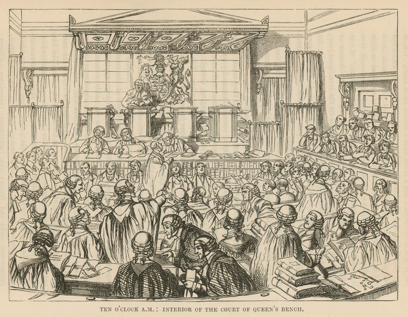 Interior of the Court of Queen
