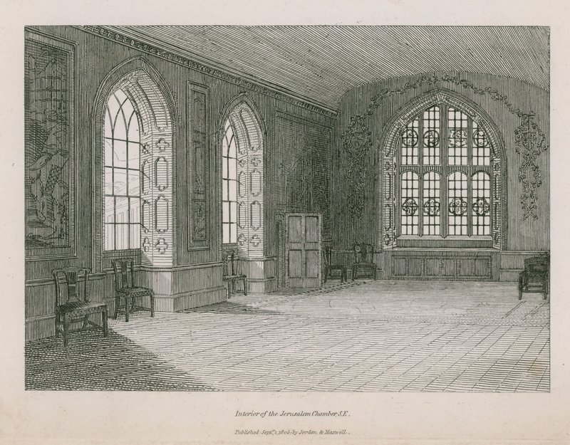Interior of the Jerusalem Chamber by English School