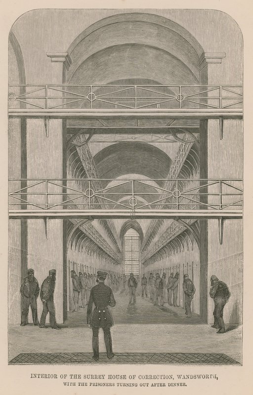 Interior of the Surrey House of Correction by English School