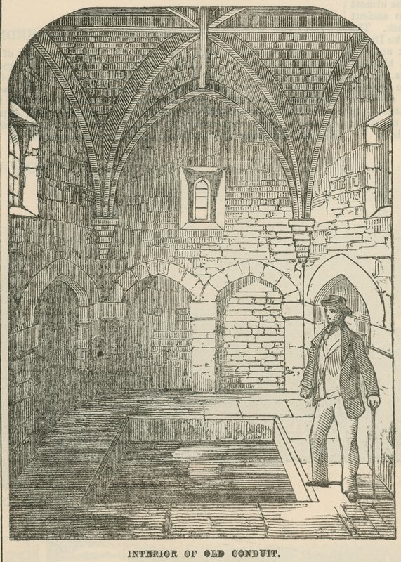 Interior of the Old Conduit at Kensington by English School