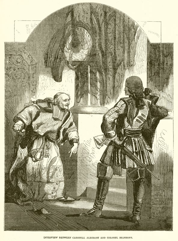 Interview between Cardinal Alberoni and Colonel Stanhope by English School