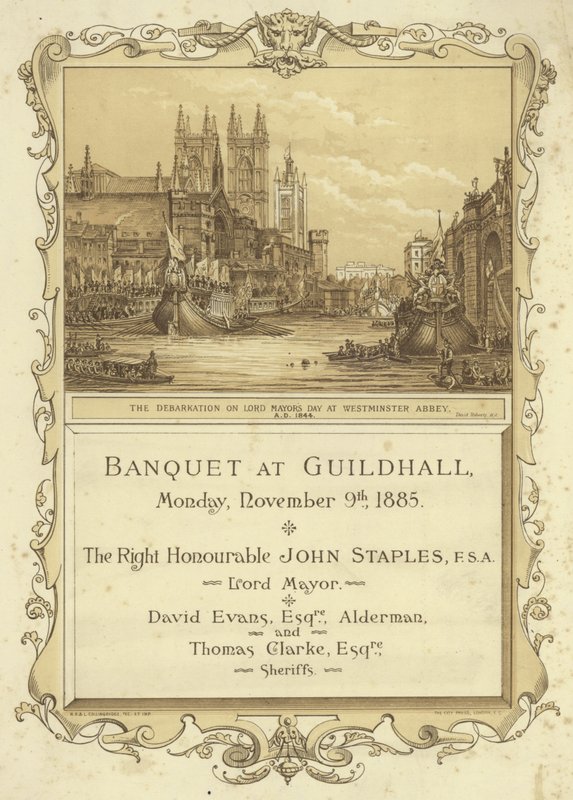 Invitation to a Banquet at Guildhall by English School