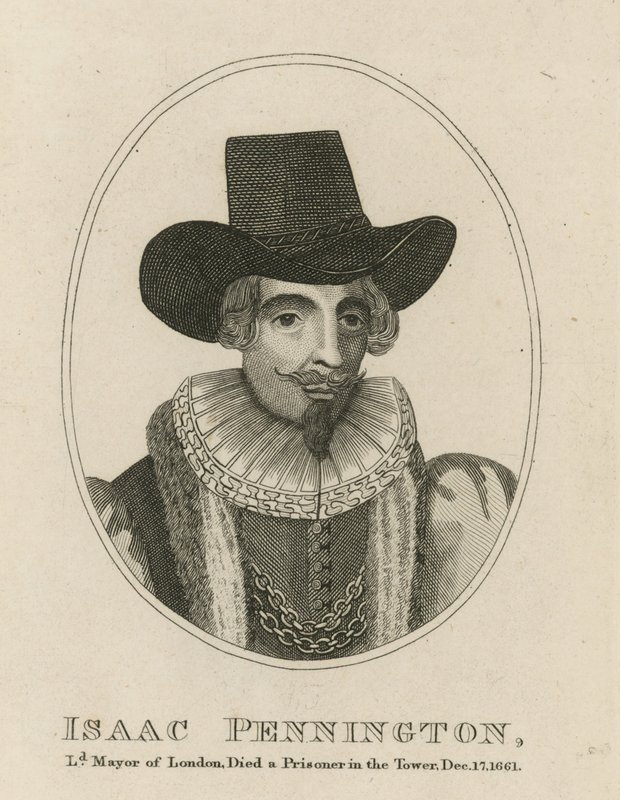 Isaac Pennington, Lord Mayor of London by English School