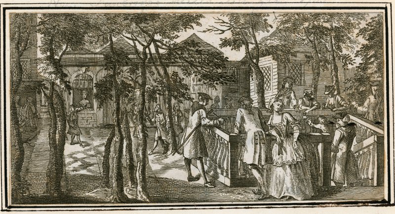 Islington Spa, Previously New Tunbridge Wells, 1735 by English School