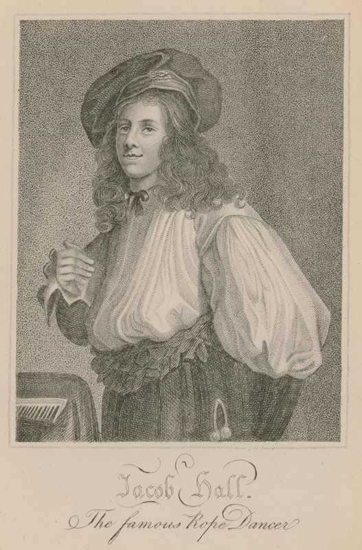 Jacob Hall, the Famous Rope Dancer by English School