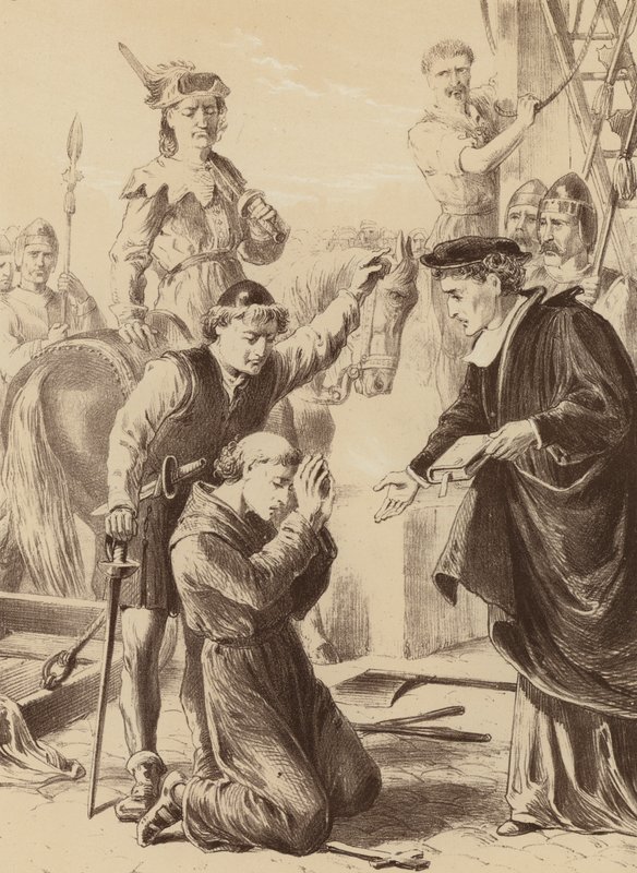 James Thompson, "He there prayed for a long time" by English School