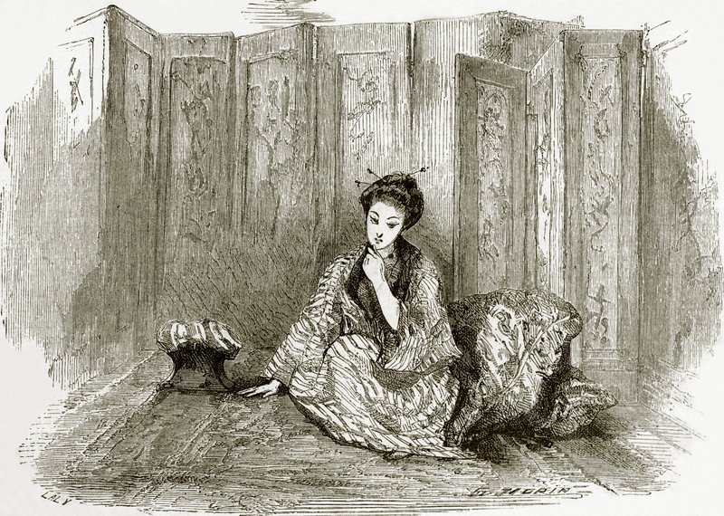 Japanese Lady by English School