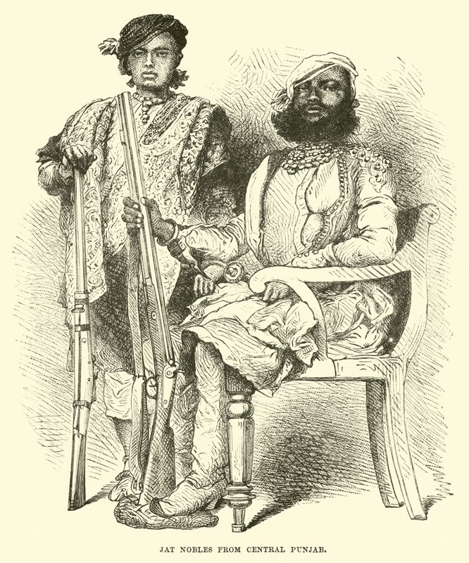 Jat Nobles from Central Punjab by English School