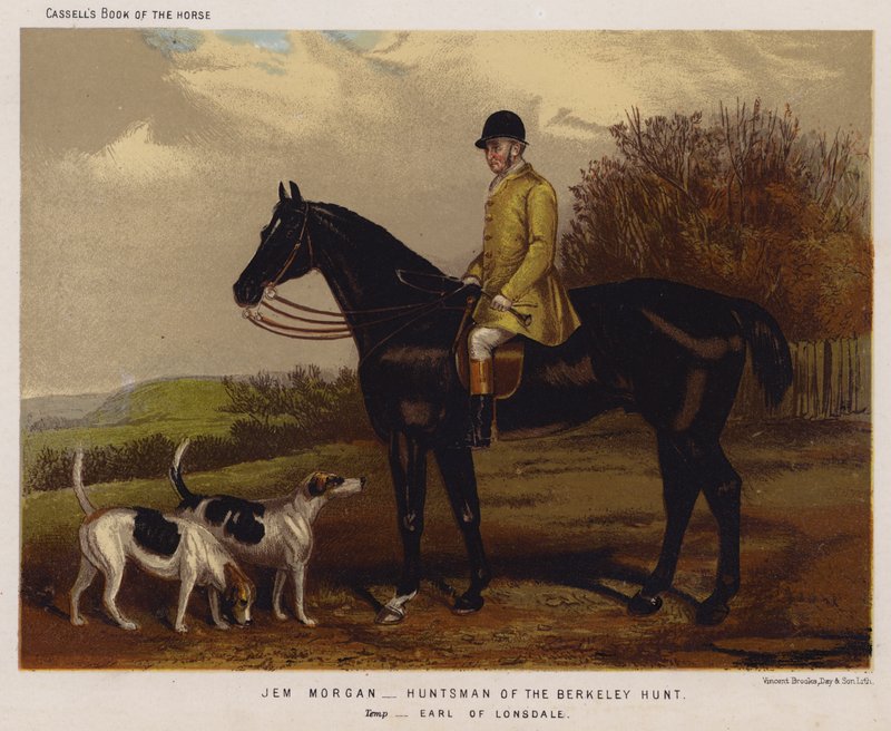 Jem Morgan, Huntsman of the Berkeley Hunt, Temp, Earl of Lonsdale by English School
